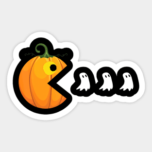 Funny halloween for women kids men pumpkin ghosts Sticker